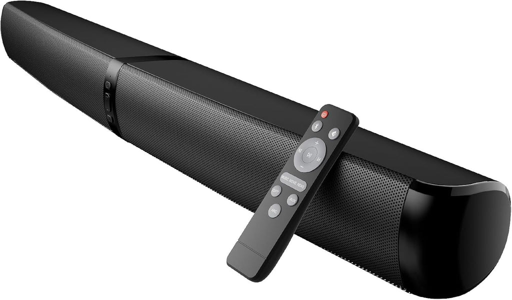 GarageRock Floorstanding Speaker Soundbar for TV, 90W Soundbar, 2-in-1 Detachable Sound Bar for TV, Bluetooth TV Speaker with ARC/Optical/AUX Connect, Home Theater Sound for TV/PC/Projectors/Gift